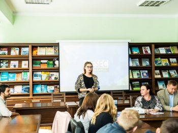 Молодь ТНЕУ поспілкувалася з представниками Міжнародної молодіжної організації AIESEC
